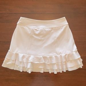 White Zella Tennis Skirt, Size Small